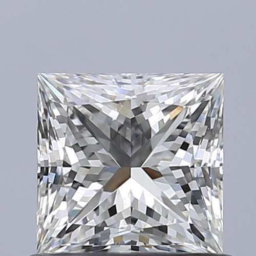 0.7 carat H-VVS1 Natūralus Princess Deimantas (1)