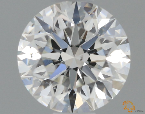0.61 carat G-SI1 Excellent cut Natūralus Round Deimantas (1)