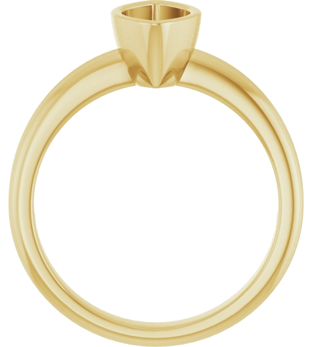 Sužadėtuvių Žiedas „Bezel-Set Solitaire“ 14k yellow gold Marquise 10mm x 5mm (2)