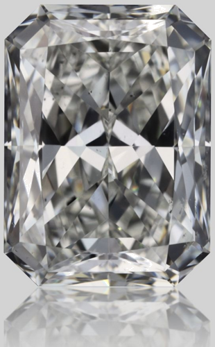 1.01 carat G-SI1 Natūralus Radiant Deimantas (1)