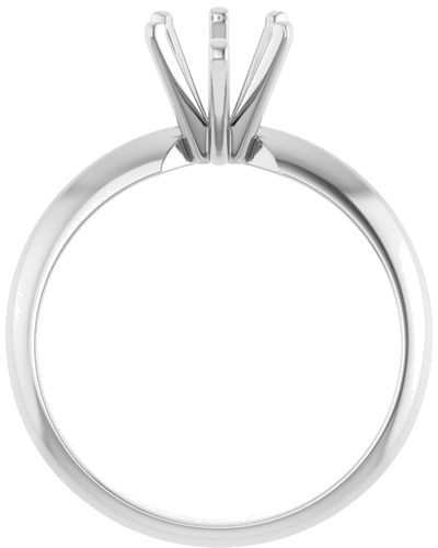 14K White 10x6 mm Pear Engagement Ring Mounting (2)