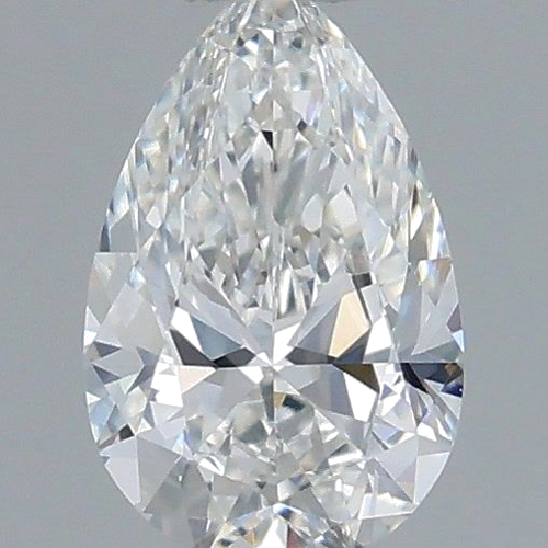 0.3 carat F-VS1 Natūralus Pear Deimantas (1)