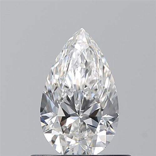 0.54 carat F-VVS2 Natūralus Pear Deimantas (1)