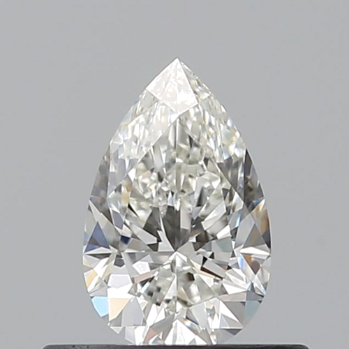 0.4 carat H-IF Natūralus Pear Deimantas (1)