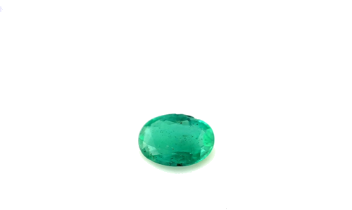 0.69 carat GREEN Oval Smaragdas (1)