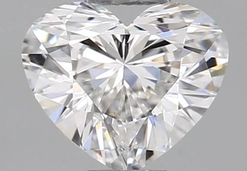 0.38 carat F-IF Natūralus Heart Deimantas (1)