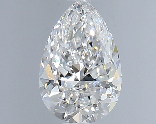 0.5 carat D-VS1 Natūralus Pear Deimantas (1)