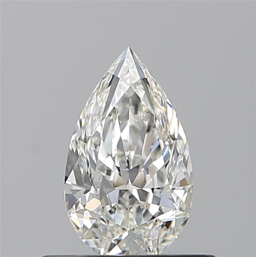 0.5 carat H-VS1 Natūralus Pear Deimantas (1)