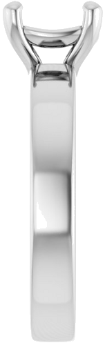 Sužadėtuvių Žiedas „Solitaire“ 585 Baltojo Aukso Cushion 7mm (4)