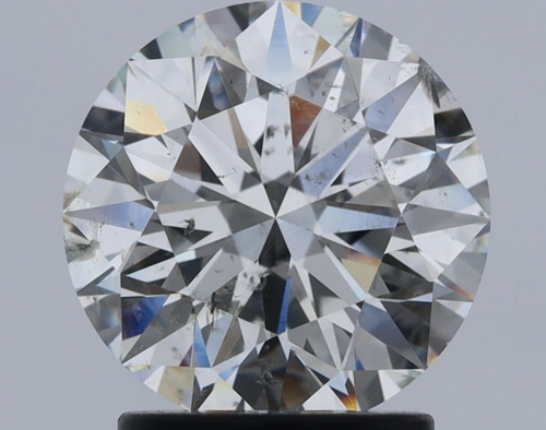2.04 carat I-SI2 Excellent cut Natūralus Round Deimantas (1)