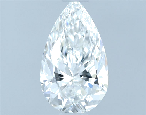 0.64 carat F-VS1 Natūralus Pear Deimantas (1)