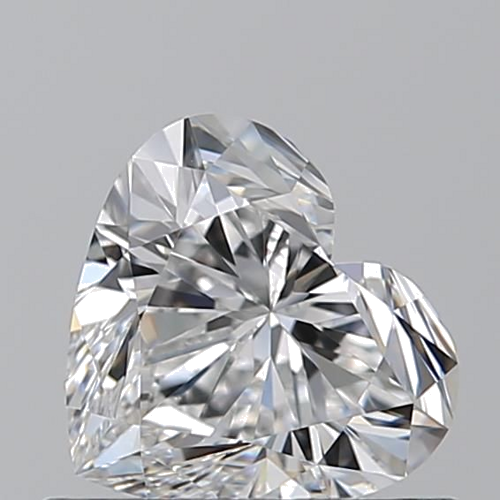 0.71 carat E-VVS1 Natūralus Heart Deimantas (1)