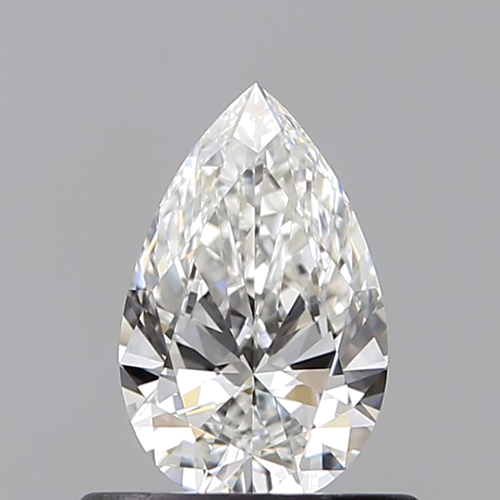 0.51 carat F-VVS1 Natūralus Pear Deimantas (1)