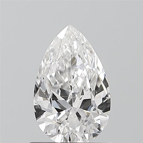 0.7 carat D-SI2 Natūralus Pear Deimantas (1)