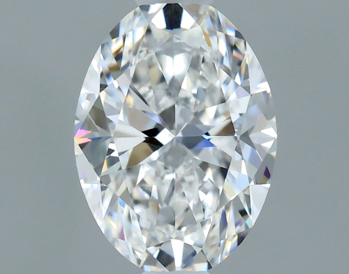 0.57 carat E-VVS2 Natūralus Oval Deimantas (1)