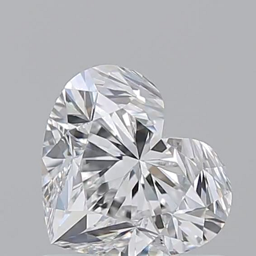 1.01 carat E-VS2 Natūralus Heart Deimantas (1)