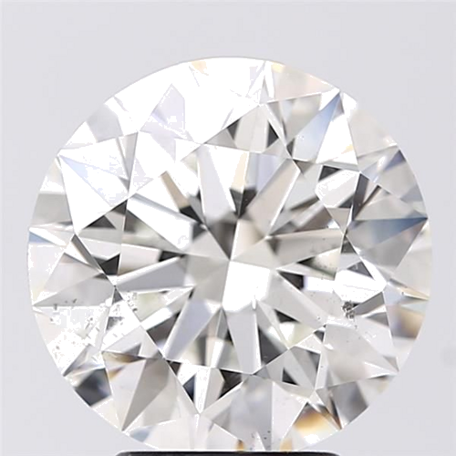 3.8 carat H-SI2 Excellent cut Natūralus Round Deimantas (1)