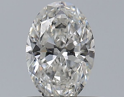 0.51 carat F-SI1 Natūralus Oval Deimantas (1)