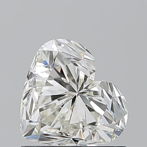 1.02 carat J-VVS2 Natūralus Heart Deimantas (1)