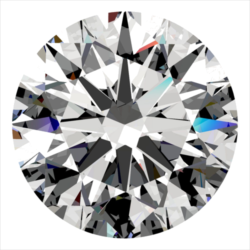 0.51 carat F-VS1 Excellent cut Natūralus Round Deimantas (1)