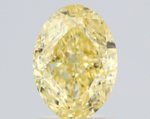 1.5 carat Fancy Yellow-VVS2 Natūralus Oval Deimantas (1)