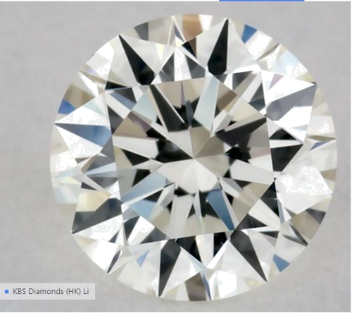 0.31 carat J-VVS1 Excellent cut Natūralus Round Deimantas (1)