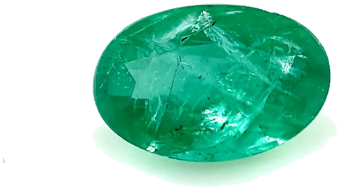 0.41 carat GREEN Oval Smaragdas (1)