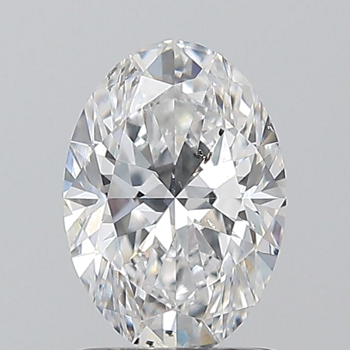 1.2 carat D-SI2 Natūralus Oval Deimantas (1)
