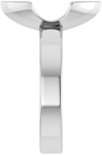 Sužadėtuvių Žiedas „Half-Bezel Solitaire“ 10k white gold Marquise 15mm x 7mm (4)