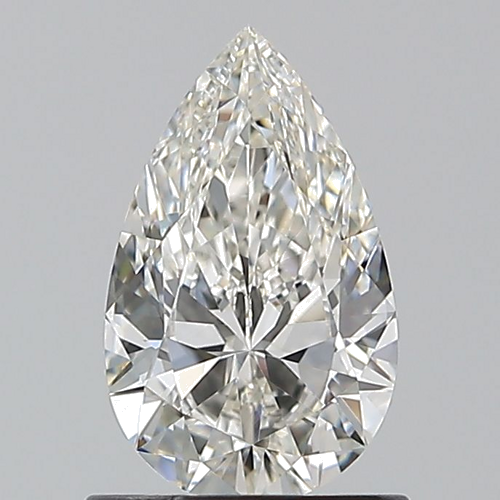 0.91 carat I-VVS1 Natūralus Pear Deimantas (1)