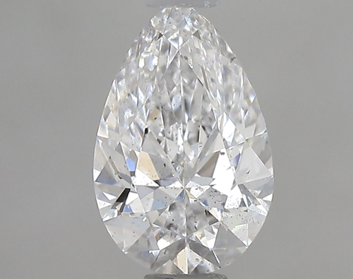 0.71 carat D-SI2 Natūralus Pear Deimantas (1)