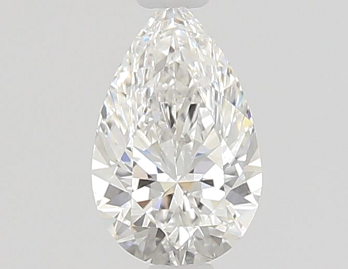 0.5 carat F-VVS1 Natūralus Pear Deimantas (1)
