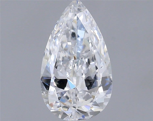 0.4 carat D-SI1 Natūralus Pear Deimantas (1)