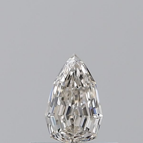 0.35 carat J-VVS2 Natūralus Pear Deimantas (1)