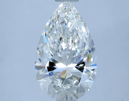 1.0 carat G-VVS2 Natūralus Pear Deimantas (1)