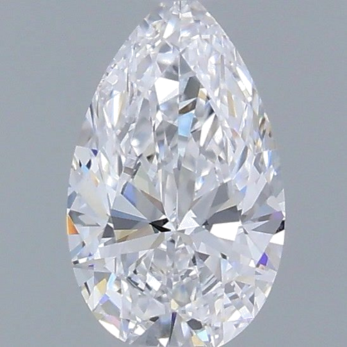 0.3 carat D-VVS1 Natūralus Pear Deimantas (1)