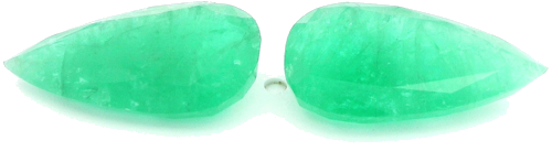 9.37 carat GREEN Pear Smaragdas (1)