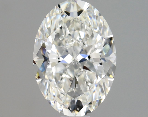 1.3 carat F-SI2 Natūralus Oval Deimantas (1)