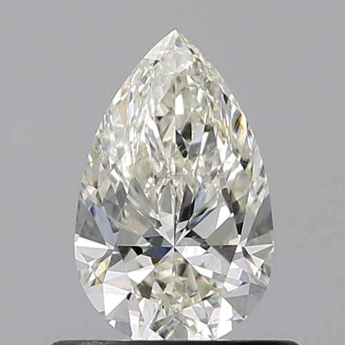 0.6 carat J-SI2 Natūralus Pear Deimantas (1)