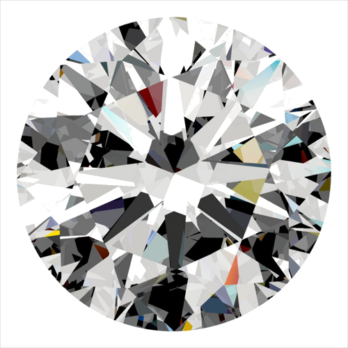 0.4 carat G-VS2 Very Good cut Natūralus Round Deimantas (1)