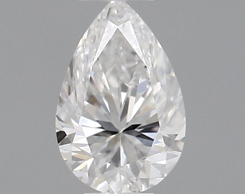 0.25 carat D-VS2 Natūralus Pear Deimantas (1)
