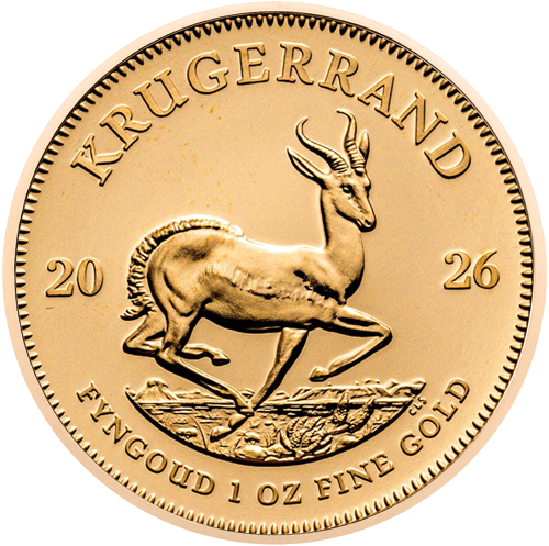 1 oz Кругерранд 2026 Южна Африка Златна монета (1)