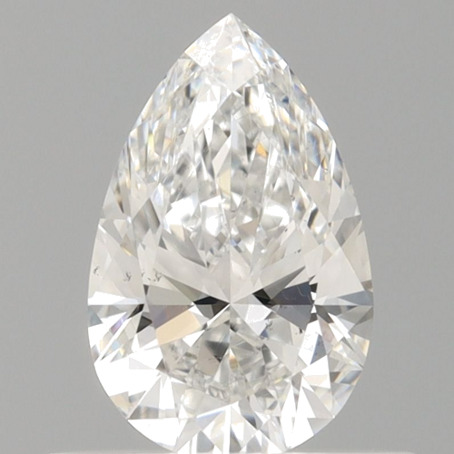 0.54 carat F-SI1 Natūralus Pear Deimantas (1)