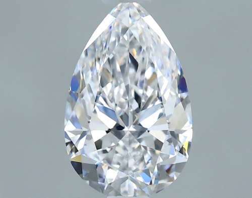 0.71 carat D-IF Natūralus Pear Deimantas (1)