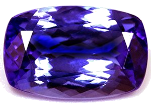 4.6 carat BLUE Cushion Tanzanite (1)