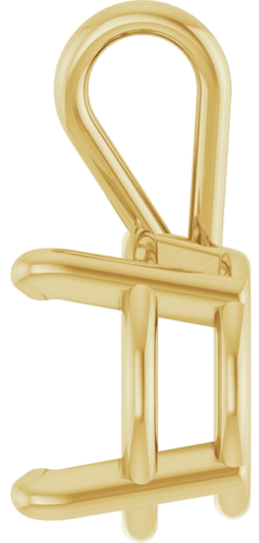 Pakabukas „Round 4-Prong Basket“ 14k yellow gold Round 8.25mm (3)
