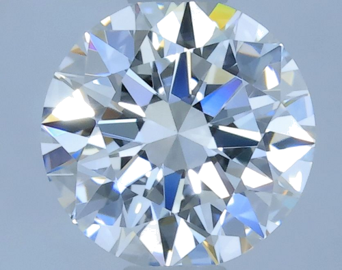 0.5 carat F-VVS2 Excellent cut Natūralus Round Deimantas (1)