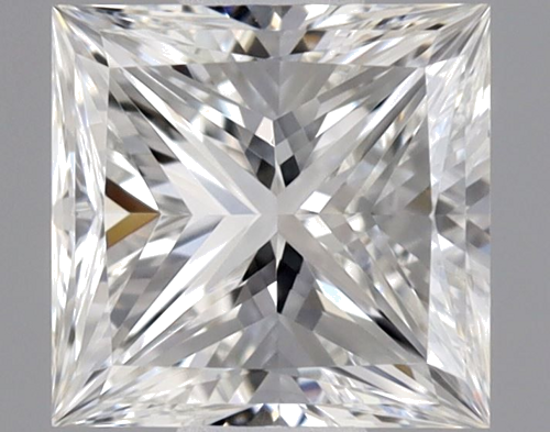 0.5 carat F-VVS1 Natūralus Princess Deimantas (1)
