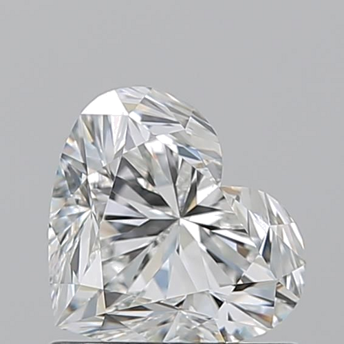 1.01 carat G-VS2 Natūralus Heart Deimantas (1)