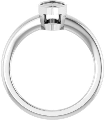 Sužadėtuvių Žiedas „Bezel-Set Solitaire“ 14k white gold Marquise 10mm x 5mm (2)